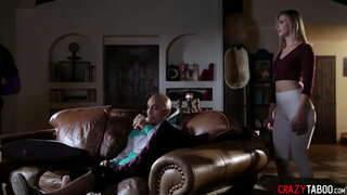 Babe Jillian Janson knelt and sucked big dick and enjoyed hardcore pussy fucking after it