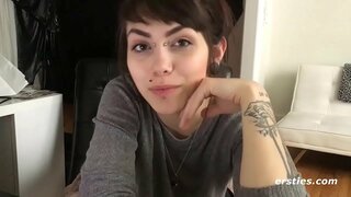 Unrasierte Amateur Cums Hart Allein