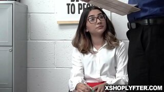 Callie onayo fucked iphezulu ye-ofisi ithebhule